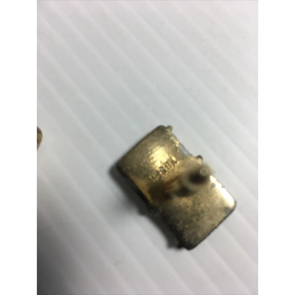 Mens Vintage Cufflinks Signed Swank Gold Rectangle
